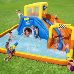 H2OGO! Super Speedway Kids Inflatable Water Park 8'8