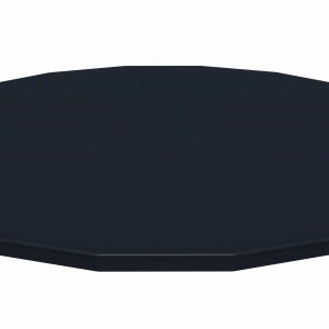 Coleman Power Steel 18' Round Above Ground Pool Cover Replacement. Black