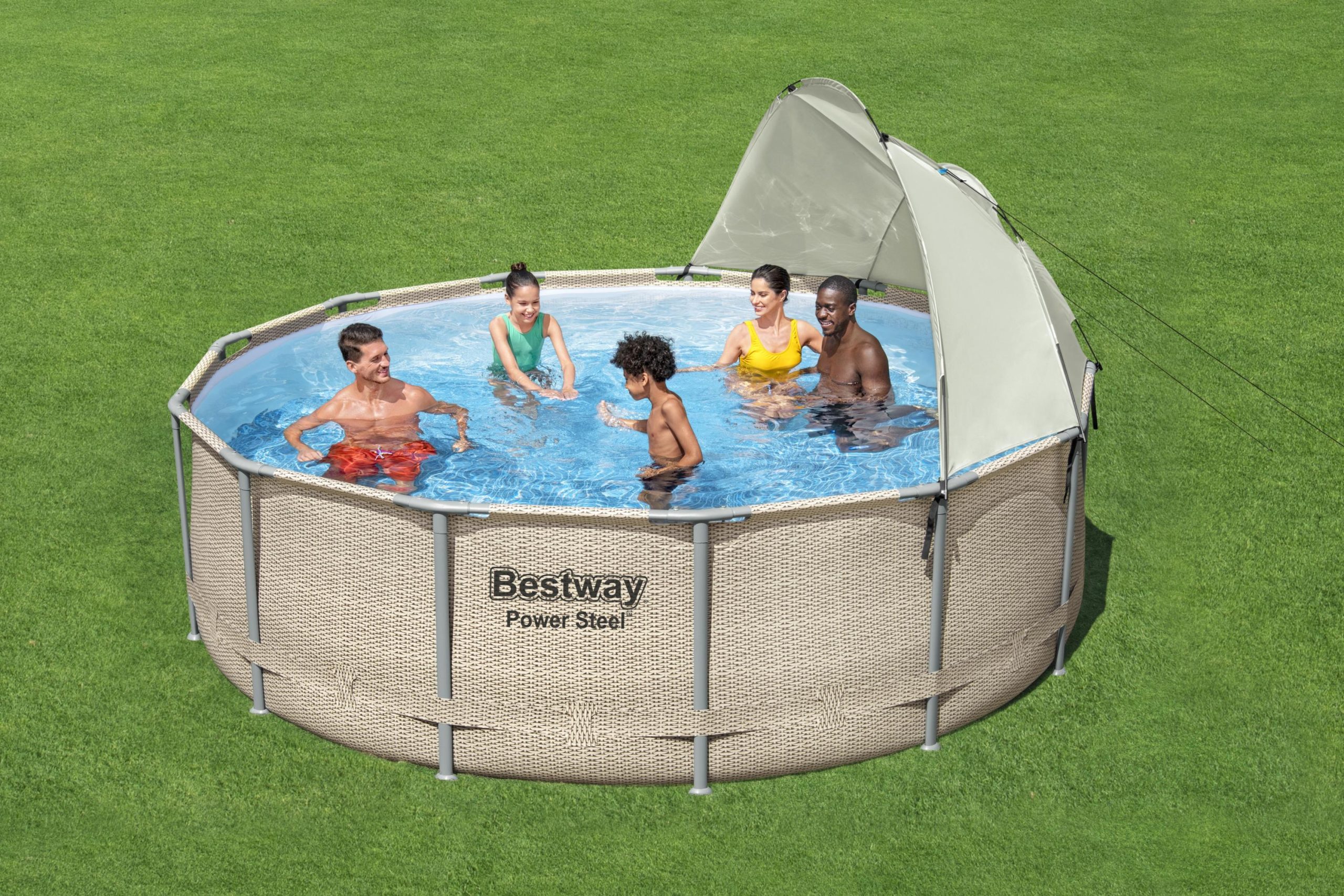 Bestway Above Ground Pool Canopy Sunshade 10'-18' - Image 2