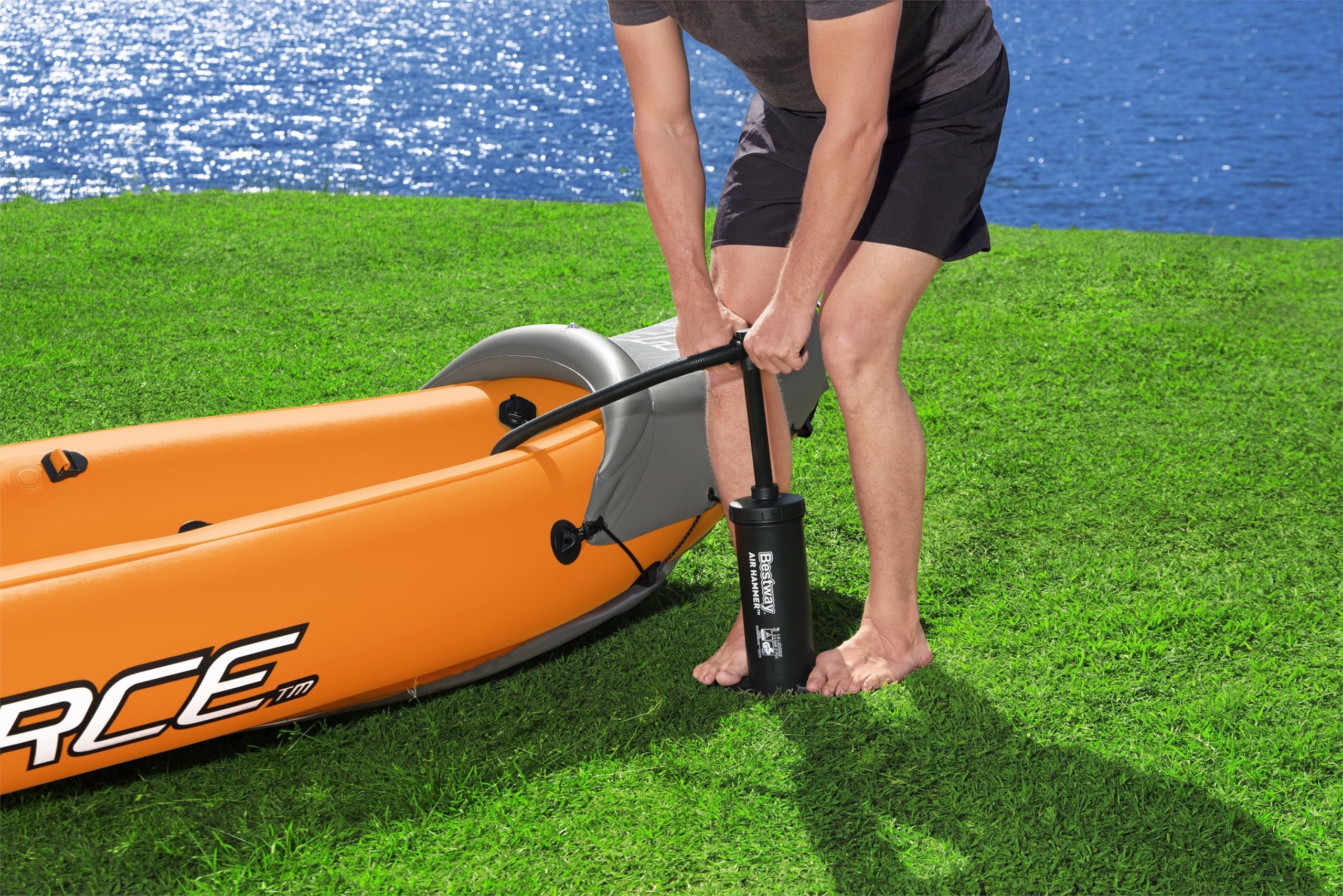 Hydro-Force Rapid X3 Inflatable Kayak Set 12'6 - Image 8