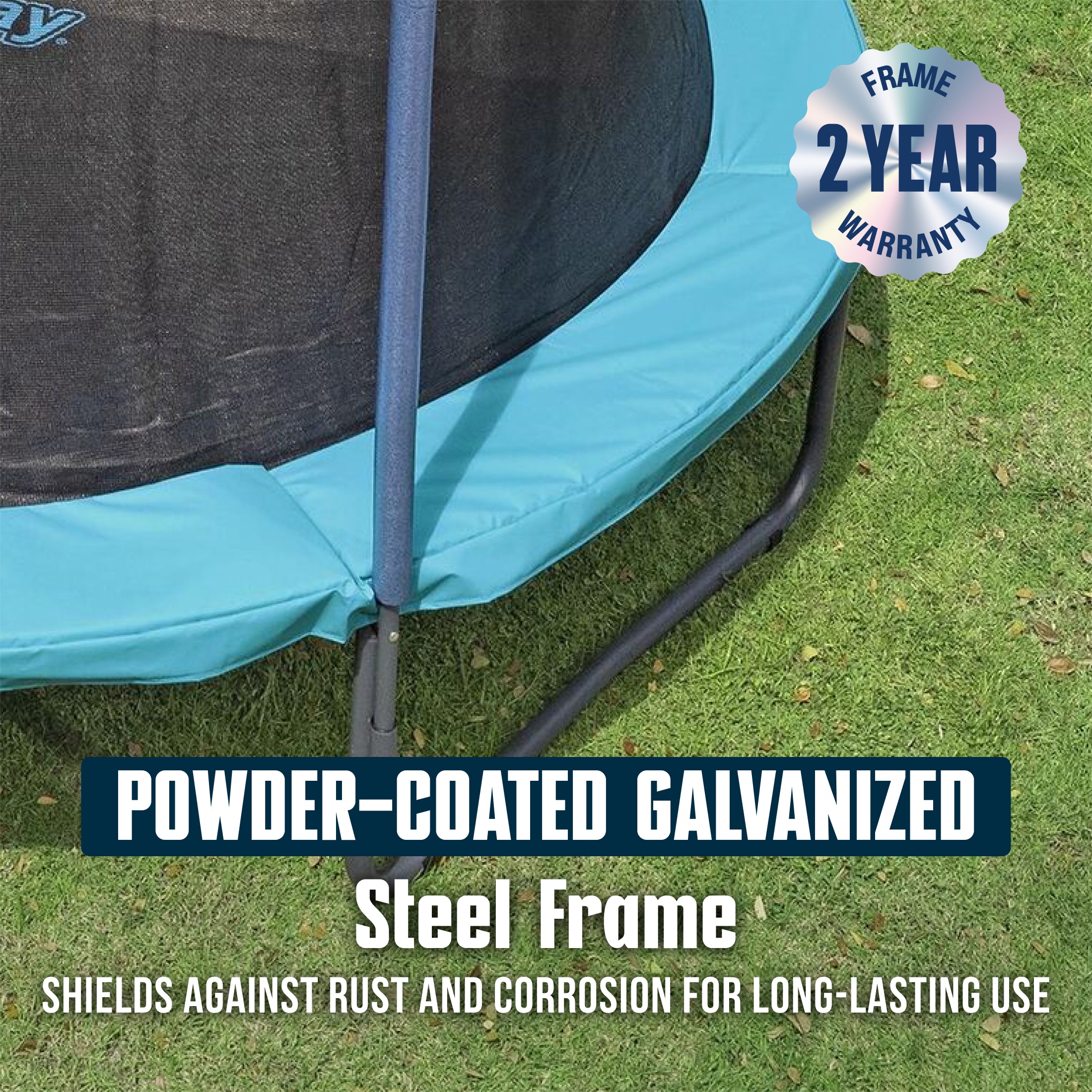 Bestway Xtreme Air 10 ft Outdoor Trampoline for Kids & Adults. No-Gap Enclosure. Foam-Padded Poles - Image 8