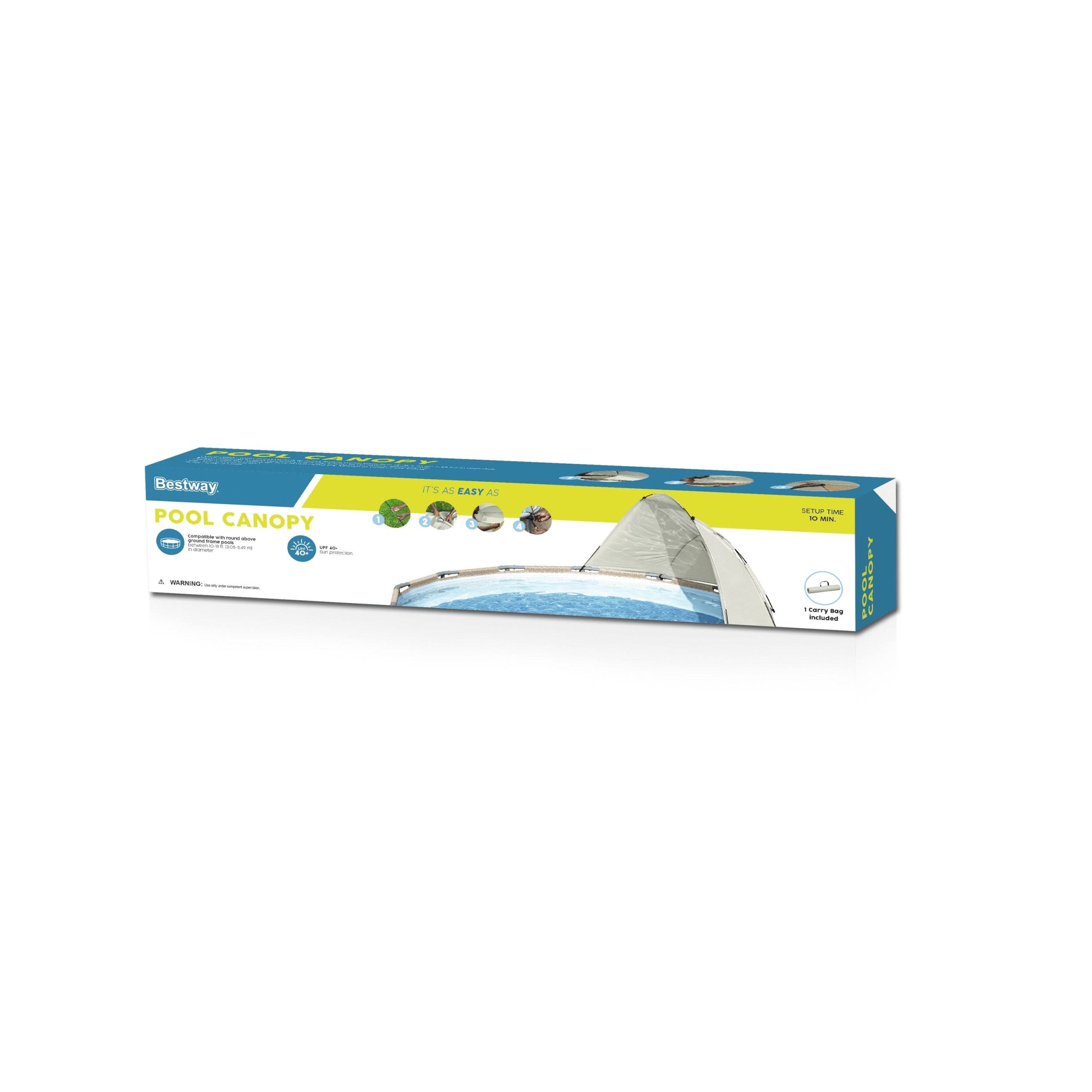 Bestway Above Ground Pool Canopy Sunshade 10'-18' - Image 8